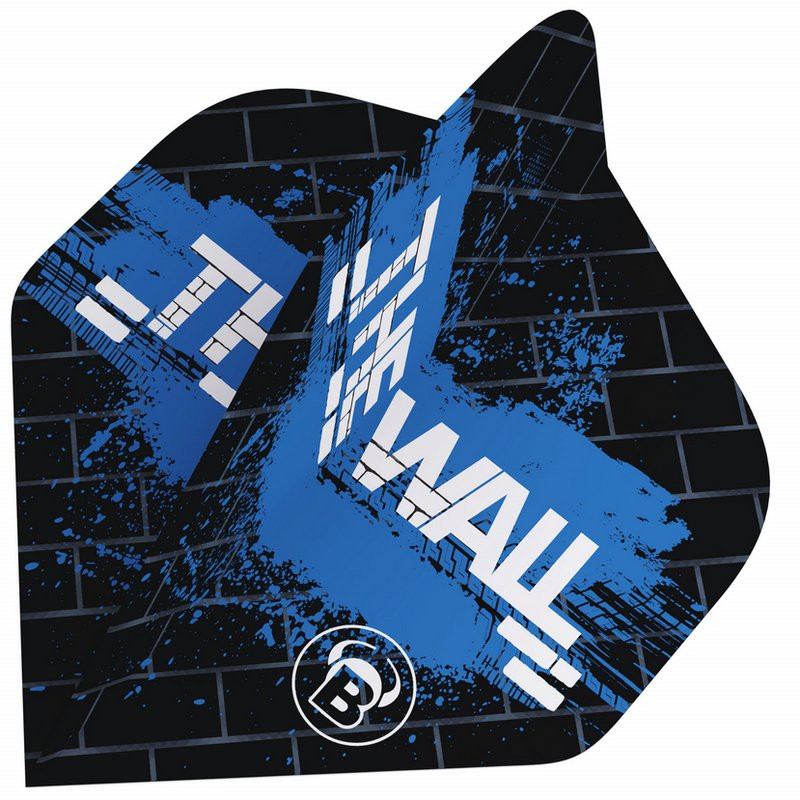 Ailettes Bull’s TW80 noir et bleu – Martin Schindler The Wall, format A-Standard, 100 microns