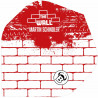 Flights G3 The Wall Martin Schindler – haute stabilité et style impactant, rouge et blanc