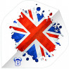 Ailettes Bull’s Motex Union Jack – format A-Standard, design drapeau UK, 75 microns