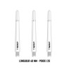 Tiges Bull's B-Grip-2 SL blanches 48 mm en polycarbonate haute tenue – poids 1.2 g