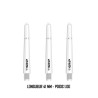Tiges Bull’s B-Grip-2 SL blanches – 41 mm – 1 g – stabilité et précision