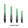 Shafts verts transparents Bull’s B-Grip-2 TTB – existe en 4 tailles pour toutes les configurations.