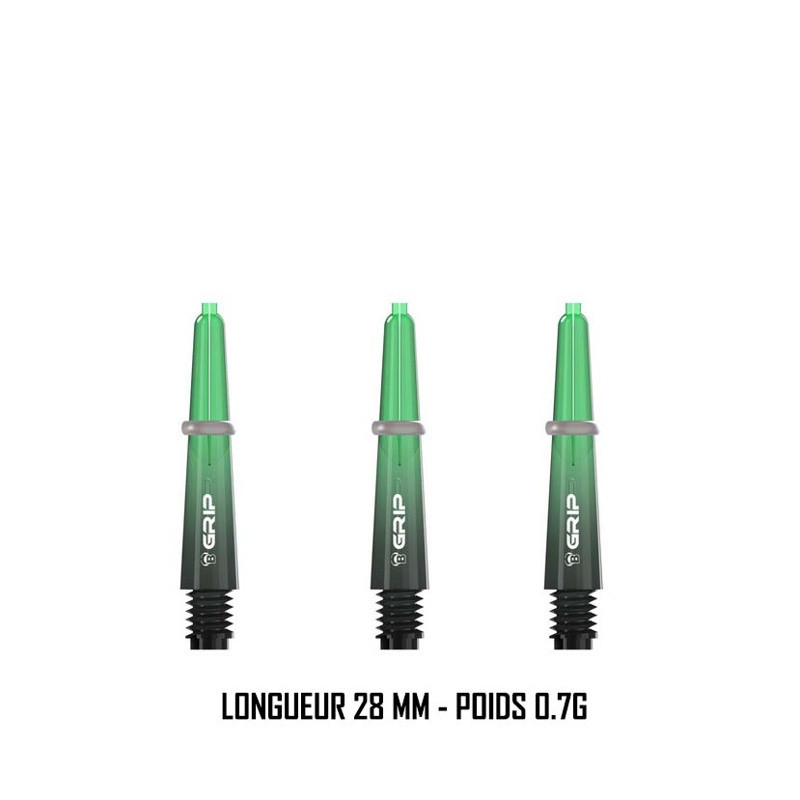 Tiges Bull’s B-Grip-2 TTB vert transparent – 28 mm – Compatibles toutes ailettes