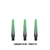 Tiges Bull’s B-Grip-2 TTB vert transparent – 28 mm – Compatibles toutes ailettes