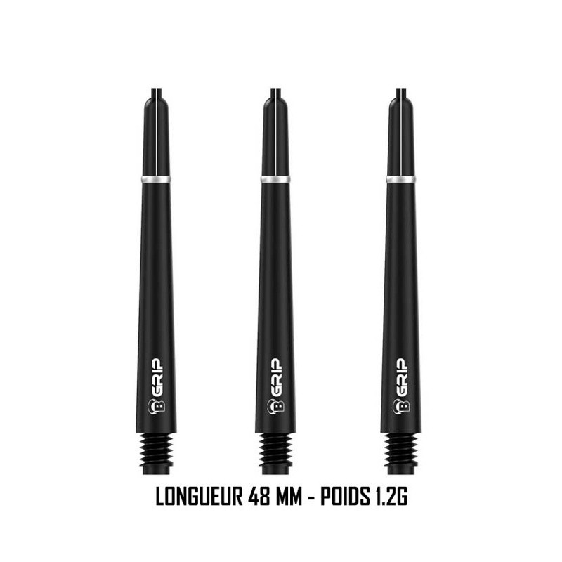 Shaft Bull’s B-Grip-2 SL noir – longueur 48 mm – poids 1,2 g