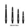 Les 4 tailles disponibles pour les shafts Bull’s B-Grip-2 SL