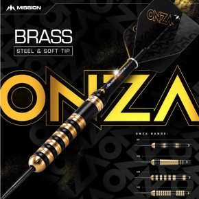 Jeu complet Onza M3 Mission : laiton, grip renforcé, shaft et flights