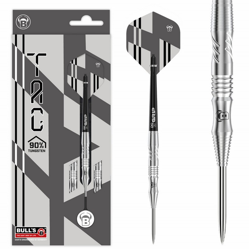 Packaging Bull's Tac T1 avec fléchette montée – modèle acier 25 g en tungstène 90 %