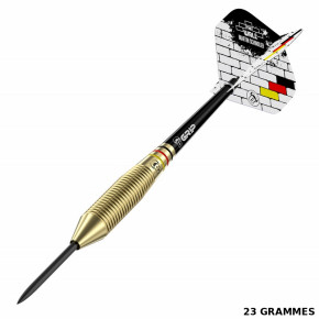 Fléchette laiton 23g avec grip annelé et détails Allemagne