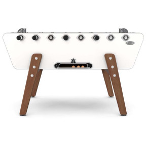 Babyfoot design blanc idéal pour terrasse et jardin – style contemporain et finition premium