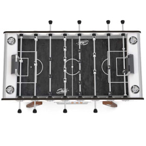 Tapis de babyfoot noir.