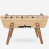 Baby-foot Stella Champion Outdoor en finition bois naturel effet chêne.