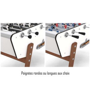 Choix entre poignées longues ou rondes sur le Stella Star Outdoor blanc.