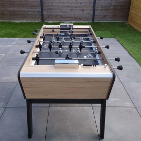 Baby foot Stella Outdoor version Star finition chêne.