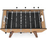 Vue de dessus – terrain noir baby-foot Stella Outdoor effet bois chêne
