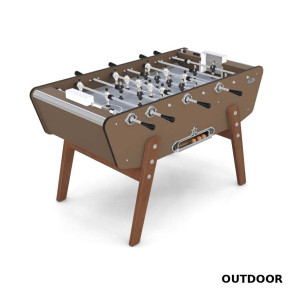 Table de baby-foot Stella Taupe d'extérieur pour collectivités