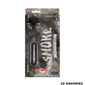Lot de 3 fléchettes professionnelles en tungstène à 90% Smoke Silver Ash Soft Tip 20g.