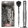 Fléchettes Bull's Smoke Silver Ash 90 %, design gris métallisé.