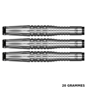 Trio de fûts Smoke Silver Ash 90 %, texture usinée de précision à la commande numérique.