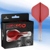 Coffret officiel des ailettes moulées Mission Force 90 – Rouge Transparent – No2 Medium.