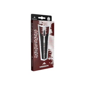 Packaging officiel Mission Darts – modèle Madars Razma – fléchettes Soft Tip 21g.