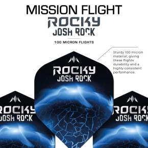Set de 3 ailettes Mission Josh Rock bleu – Format No2 Standard