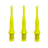 Pointes de fléchettes souples BULL'S Tefo-X 6mm (2BA) jaune, robustesse et précision.