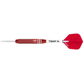 Fléchette Wega Bull's 21 grammes pour cible traditionnelle en sisal.