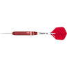 Fléchette Wega Bull's 21 grammes pour cible traditionnelle en sisal.