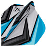 Ailette Bull's B-Star Stone A-Standard 100 microns, design bleu et gris ultra résistant.