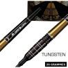 Finition PVD Black & Gold, anneaux radiaux + micro-cut.