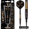 Set complet : 3 fléchettes Mission Crypt pour cible électronique, flights, shafts, bagues S-Lock, protecteur.