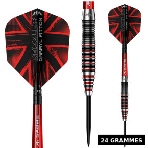 Shafts Sabre polycarbonate + top alu, flights Standard n°6 100 µ – tenue, portance.