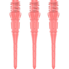 Pointes L-Style Lippoint Premium Pink 2BA – lot de 30 – soft tip pour cible électronique, Made in Japan