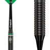 Fléchette BULL’S Soft Tip 18 g avec shaft B-Grip noir, flight Preußen Münster et pointe plastique 2BA.