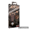 Packaging BULL’S Adon 25 g – série 90 % tungstène au design bronze distinctif.