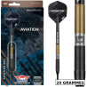 Fléchette pro Bull’s Aviation 90% Soft Tip 20 g – pack officiel noir/or, set complet prêt à jouer