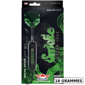 Bull’s Smoke Green Jade 90% Soft Tip 18 g – pack officiel vert jade, set complet