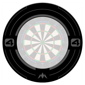 Surround installé : protège la zone autour de la cible sisal et masque les impacts (cible non incluse).