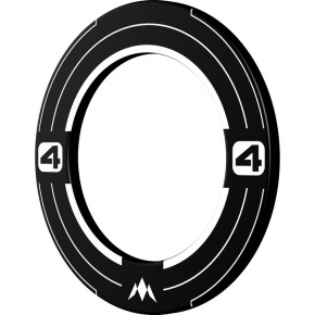 Anneau de protection Samurai 4 White Edition, finition premium pour installation fléchettes pointe acier.