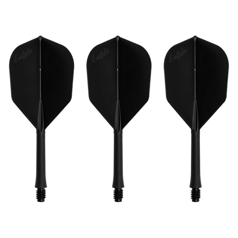 Set de 3 L-Style BarFlight noires 2BA L3 260, ailettes moulées tout-en-un