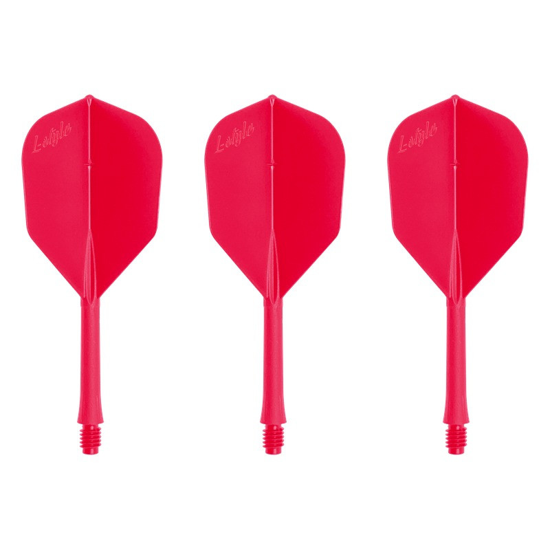 3 ailettes fléchette moulées BarFlight rouges L-Style 2BA L3 260