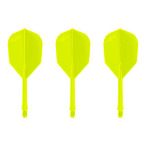 3 ailettes BarFlight jaune néon moulées.