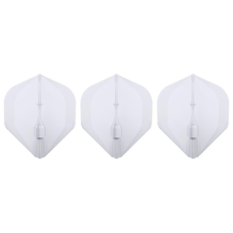 L-Style L-Flight EZ L1 Clear White : 3 ailettes de haute qualité.