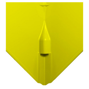 Détail L-Style EZ L1 Yellow : connexion serrée avec maintien moulé, sans bague supplémentaire.