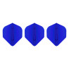 3 ailettes L-Style L-Flight EZ L1 Standard Blue 2BA alignées – montage immédiat, maintien renforcé.