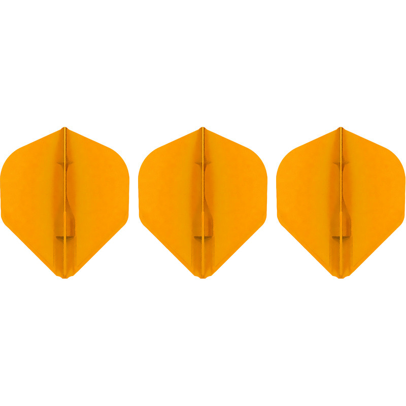 Ailettes L-Style L-Flight EZ L1 Standard Neon Orange – lot de 3, montage rapide et tenue stable.