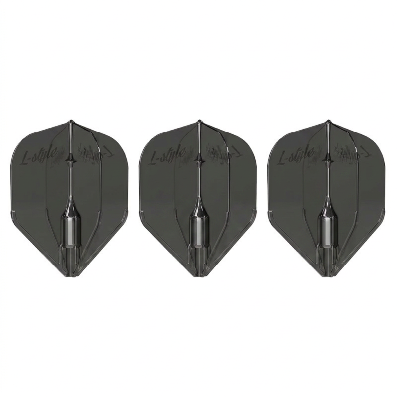 Lot de 3 ailettes moulées Fantom EZ L3 noires transparentes de chez L-Style