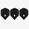 Ailettes L-Style L-Flight PRO DIMPLE L3 Shape noires vendues par lot de 3