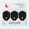 Packaging officiel des ailettes L-Style PRO DIMPLE L3 Shape Black